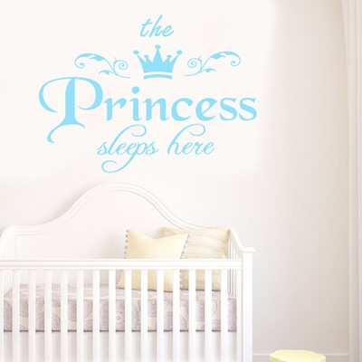 

〖Follure〗The Princess Decal Living Room Bedroom Vinyl Carving Wall Decal Sticker