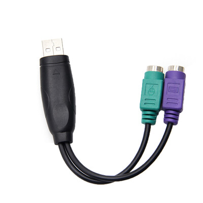 

USB Male to Dual PS2 Female Converter Cable PC Laptop Mouse Keyboard Adapter Cord Line Replacement
