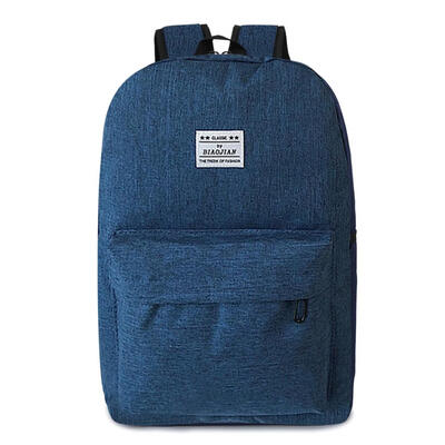 

Solid Color Travel Backpacks Preppy Style Men School Bags Laptop Knapsack