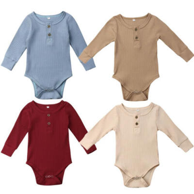 

Newborn Infant Kids Baby Boy Girl Romper Bodysuit Jumpsuit Clothes Outfits USA