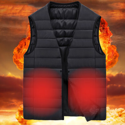 

Mens Women Electric Heating USB Sleeveless Vest Winter Heated Outdoor Jacket