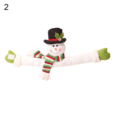 

Christmas Curtain Buckle Santa Snowman Elk Clip Tieback Room Window Decoration