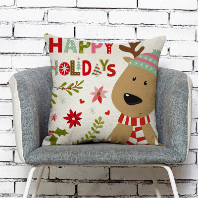 

Tailored Home Decor Cushion Cover Merry Christmas Pillowcase Sofa Throw Pillow Covers