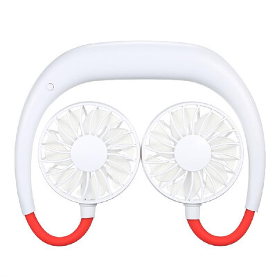 

Portable Outdoor Wearable Sports Cool Fan Cooler White