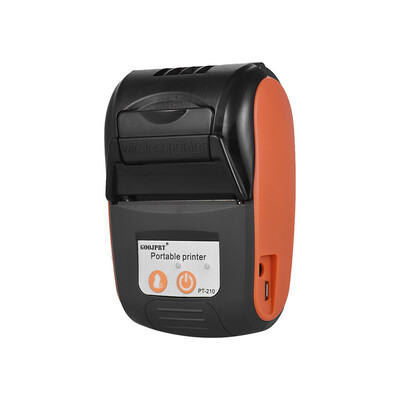 

GOOJPRT PT-210 Portable Thermal Printer Handheld 58mm Receipt Printer for Retail Stores Restaurants Factories Logistics