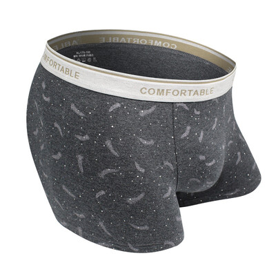 

New autumn&winter long-staple cotton Mingliang printing business comfortable&breathable mens boxer briefs ONME