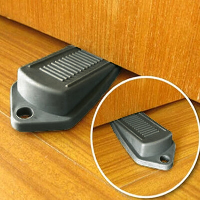 

〖Follure〗Large Rubber Door Stopper Wedge Door Jam Catcher Block Home Office White Grey