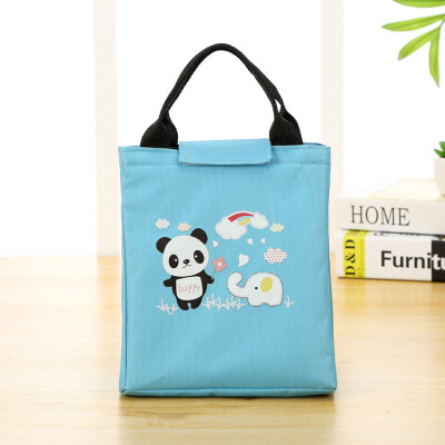 

2019 New Style Fashion Hot Insulated Lunch Box Soft Cooler Bag Waterproof Zipper Work School Picnic Print