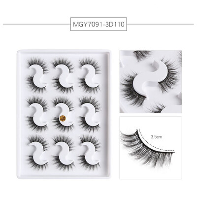 

Tailored 9 Pairs Of 3D Mink With Soft Long Curly And Warped Many Layer Eyelashes