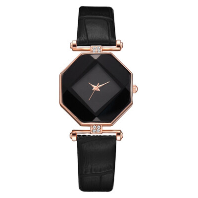 

Xr3123 Fashion Diamond Dial Watch Without Scale Casual Ladies Quartz Watch