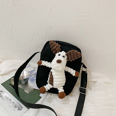 

Tailored Female Doll Bag Cute Cartoon Student Bag Fashion Small Square Bag Messenger Bag