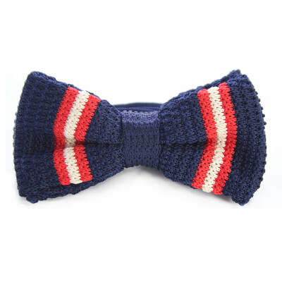 

Manufacturers retail wholesale custom-made knitted cotton bow tie a generation of new knitted bow tie wool bow tie