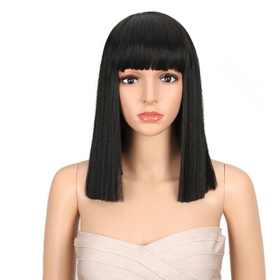 

Noble Synthetic Wig For Black Women613 White Women Short Wig Straight 14 Inch Blonde Wig Cosplay Hair Synthetic Lace Front Wig