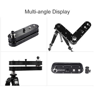 

Andoer GT-V70 Portable Camera Slider with Panning&Linear Motion Extends Up to 4× Distance for GoPro Action Cameras Smartphon