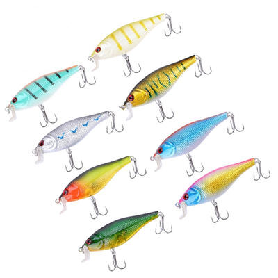 

Greensen 8PCS 10cm143g Plastic Hard Lures Artificial Fishing Bait with Sharp Hook Fisher Accessory