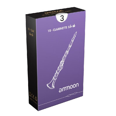 

ammoon Woodwinds Bb Clarinet Traditional Reeds Strength 30 10pcs Box