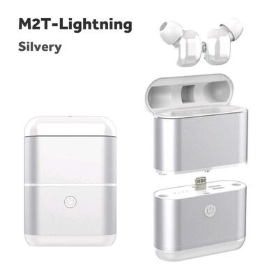 

M2T-Lightning Bluetooth 50 Wireless Earphones Noise Canceling Earbuds With Mic Charging Case Emergency Power Bank