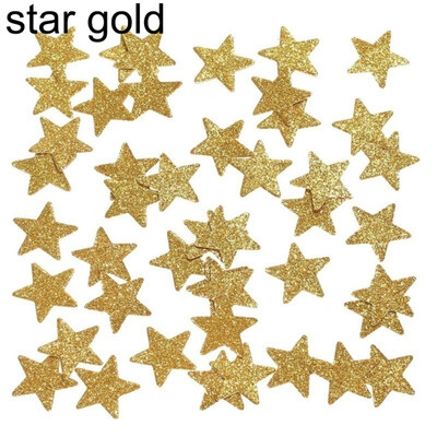 

100Pcs 3cm Dots Heart Star Paper Confetti DIY Wedding Party Table Glitter Decor