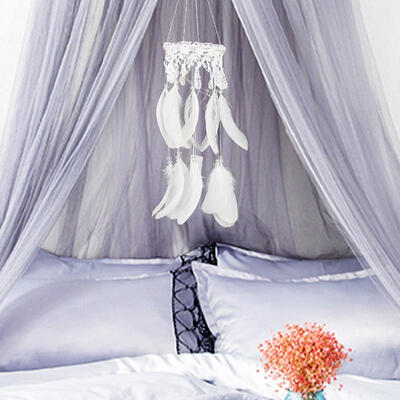 

Greensen Cute Night Light Feather Dream Catcher Bedroom Home Wall Decoration Hanging Pendant Ornament
