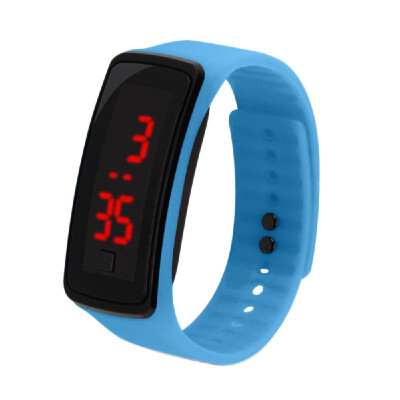 

Intelligent Silica Gel LED Watch Fashion Super Slim Electronic Watch