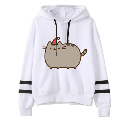 

Tailored Women Christmas Print Hooded Long Sleeves Sweatshirt Hooded Pullover Tops Shirt