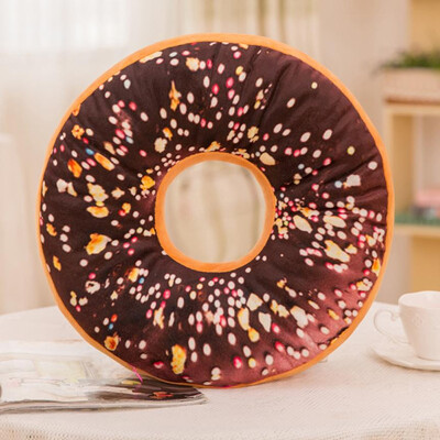 

Siaonvr Soft Plush Pillow Stuffed Seat Pad Sweet Donut Foods Cushion Cover Case Toys E