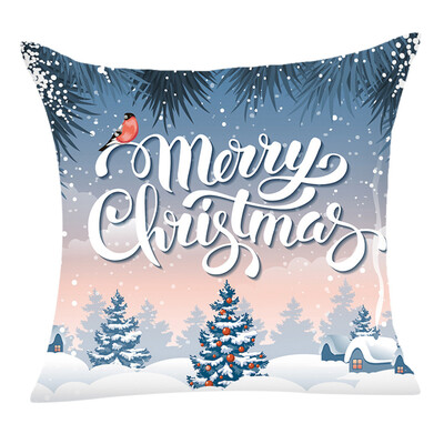 

Siaonvr Christmas Pillow Cover Decor Pillow Case Sofa Waist Throw Cushion Cover