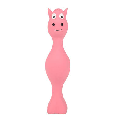 

Novelty Cartoon Standing Animal Pet Rubber Toy Dog Squeak Sound Chew Toys