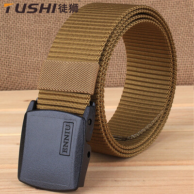 

Outdoor protective nylon sports canvas belt hypoallergenic mens casual belt tactical genuine belt