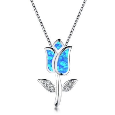 

NecklaceRose Pendant Lady Fashion Necklace Bridesmaid Jewelry Mothers Day Gift Necklace Simple Jewelry