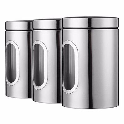 

3pcsset Food Storage Container Food Storage Set with Lids Grain Storage Tank with Transparent View Window Food Storage Box Food S