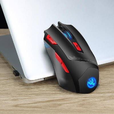 

HXSJ T88 Wireless Gaming Mouse Rechargeable 7 Key Ergonomic Design Macro Programming Adjustable 4800DPI Optical Computer Mouse 24