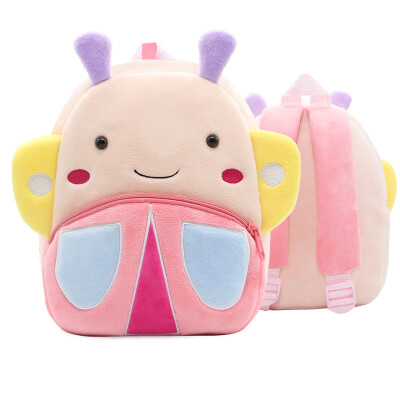 

2019 New Style Fashion Baby Girls Boys Cute Cartoon Animal Backpack Plush School Bag for Kids Hot Zipper