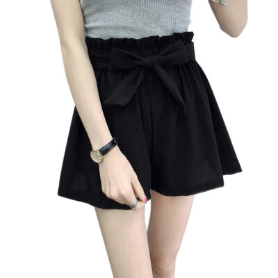 

Fashion Lady Women Wide Legs Shorts Summer Casual Shorts Beach High Waist Short