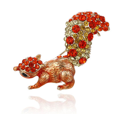 

Fashion Brooch Unicorn Spider Rhinestone Crystal Rock Styling Rose Brooch Ornament Collection Gift