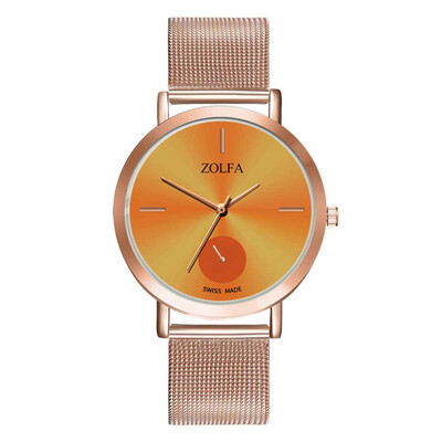 

Casual Women Watches 2019 Hot Sale Dial Ladies Quartz Wristwatch Business Rose Gold Alloy Strap Clock Gift Relogio Feminino