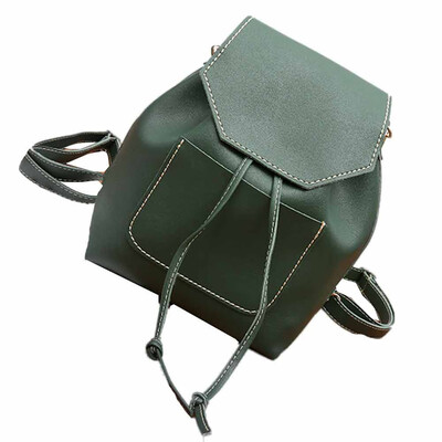 

Tailored Women Fashion Leather Travel Satchel Pendant School Bag Backpack Bag