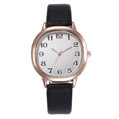 

Casual Style Women Watches Roman Numeral Dial Ladies Quartz Wristwatch Business Leather Strap Work Clock Bayan Saat