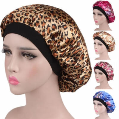 

New Women Satin Headscarf Sleeping Bonnet Hair Wrap Silk Cap Headband Headwear