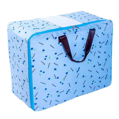

Portable Oxford Cloth Thicken Printed Quilt Storage Bag Bedding Organizer