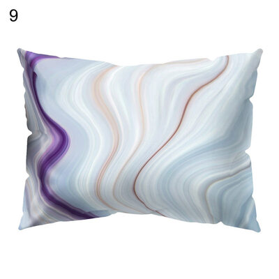 

Irregular Stripe Pillow Case Sofa Waist Throw Cushion Cover Home Office Decor