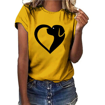 

Starmoon Women Girls Plus Size Print Shirt Short Sleeve T Shirt Blouse Tops