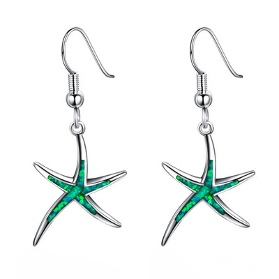 

Fashion Women Girls Starfish Dangle Ear Drop Hook Earrings Beach Jewelry Gift