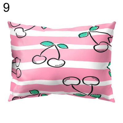 

Cartoon Fruit Donut Ice Lolly Pillow Case Sofa Waist Throw Cushion Cover Decor