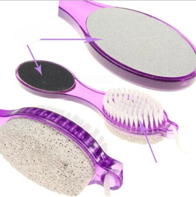 

Gobestart 4 IN 1 Foot Care Callus Brush Pumice Scrubber Pedicure Exfoliate Remover E0Xc