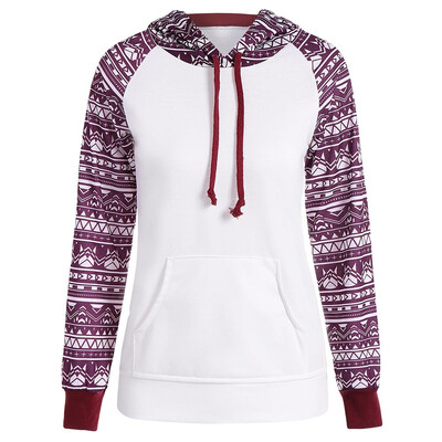 

Printed Big Pocket Pullover Hoodie
