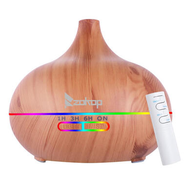 

7 Colors Light Wood Grain Air Humidifier Essential Oil Diffuser Mist Maker