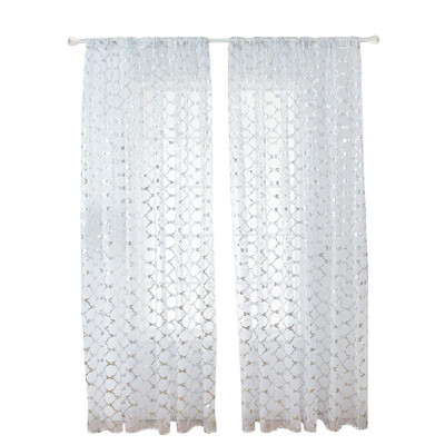 

Sheer Curtains Lantern Print Window Screen Curtains for Living Room Window Patio Door 1 Panel 40"x79"