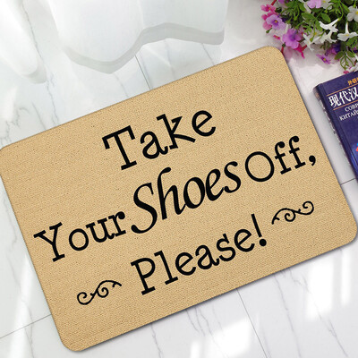 

Toponeto Letter Funny Welcome Home Entrance Floor Rug Non-slip Doormat Outdoor Mat