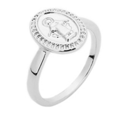 

Round Rings For Women Virgin Mary Circle Rings Jewelry